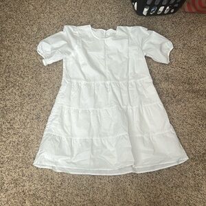 Abercrombie and Fitch Large white dress